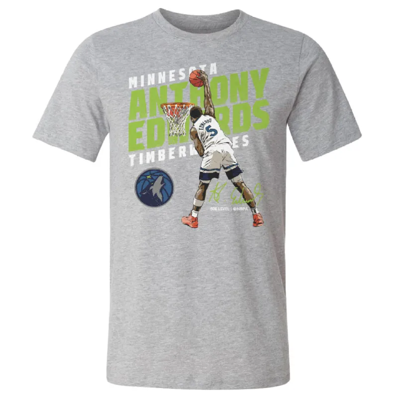 Anthony Edwards Minnesota Timberwolves Slant WHT sold by 500 Level
