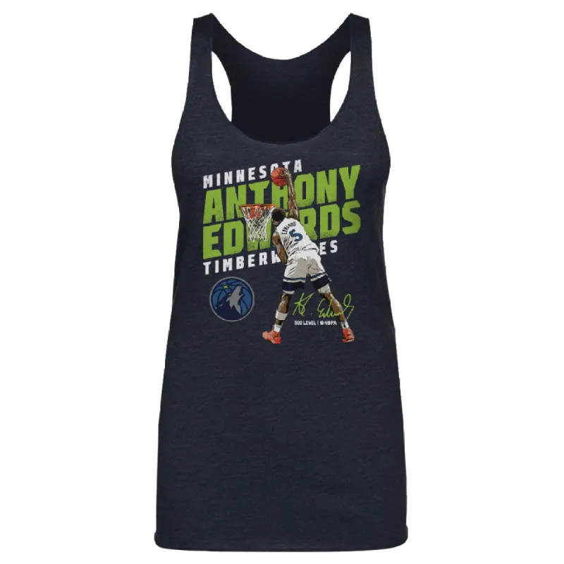 Anthony Edwards Minnesota Timberwolves Slant WHT made by 500 Level