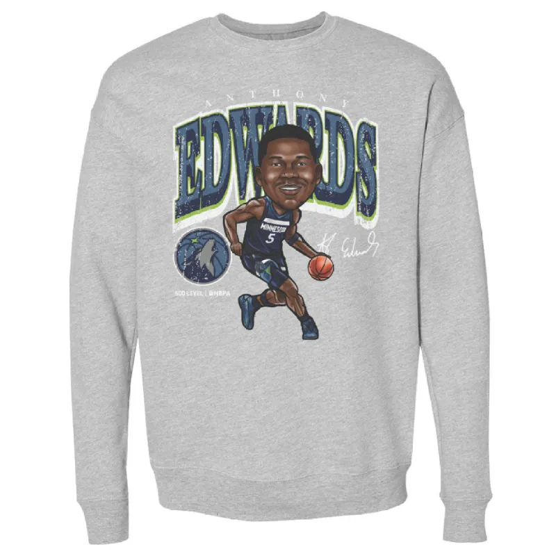 Anthony Edwards Minnesota Timberwolves Cartoon WHT sold by 500 Level