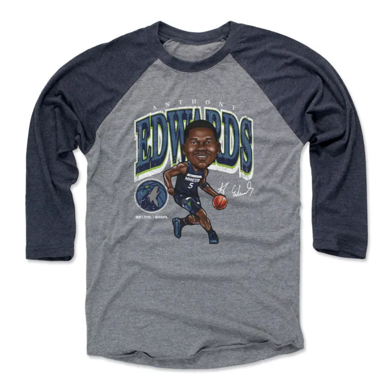 Anthony Edwards Minnesota Timberwolves Cartoon WHT sold by 500 Level