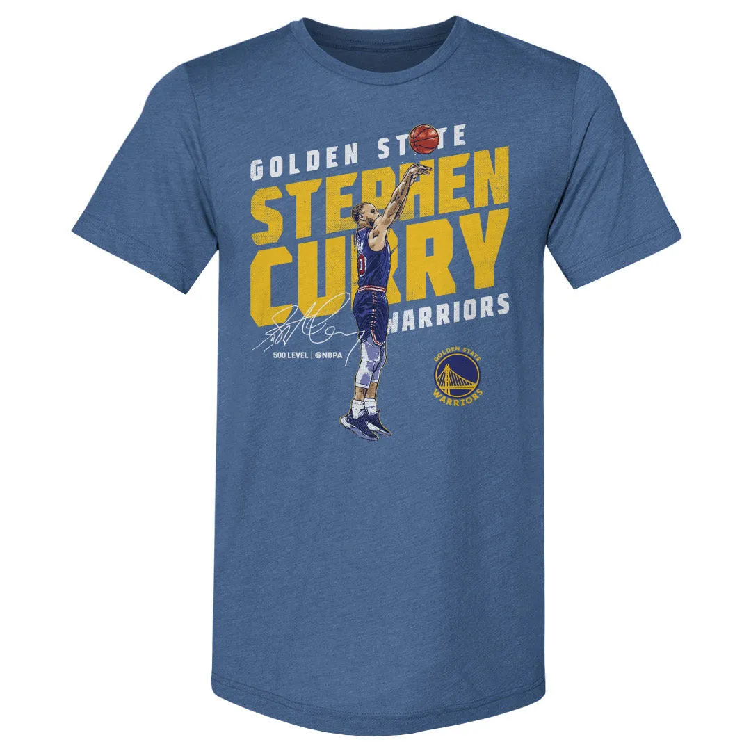 Steph Curry Golden State Warriors Slant WHT sold by 500 Level