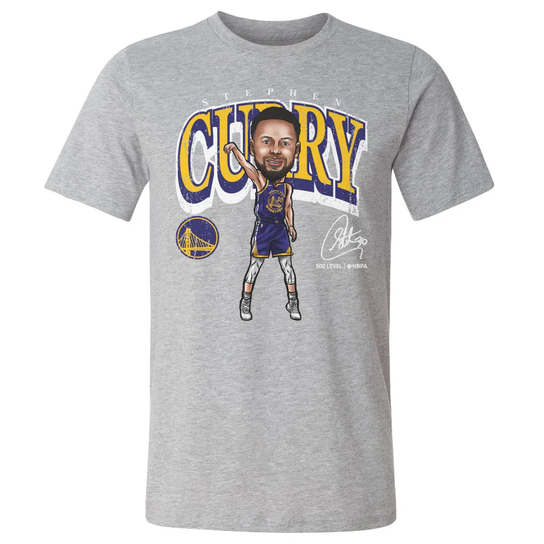Steph Curry Golden State Warriors Cartoon WHT sold by 500 Level