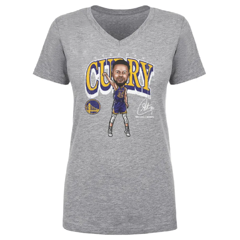 Steph Curry Golden State Warriors Cartoon WHT sold by 500 Level