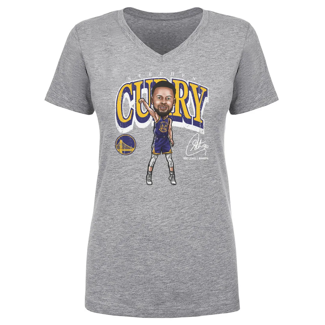 Steph Curry Golden State Warriors Cartoon WHT sold by 500 Level