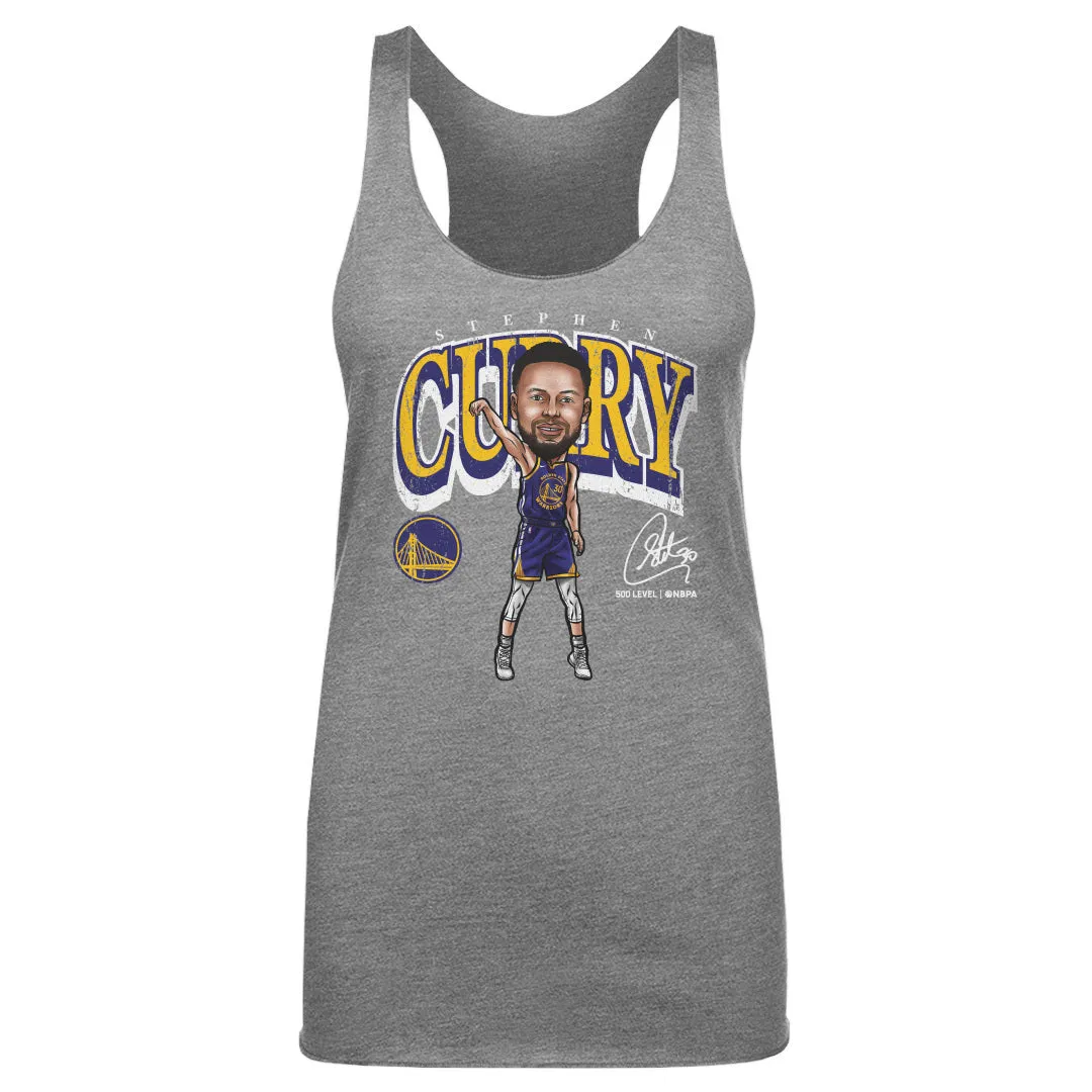 Steph Curry Golden State Warriors Cartoon WHT sold by 500 Level