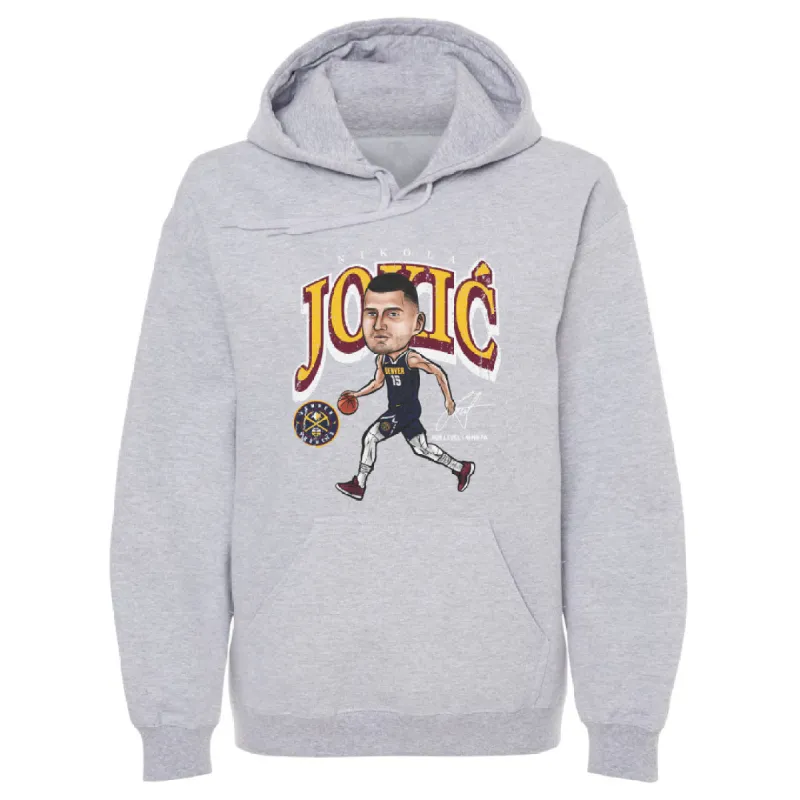 Nikola Jokic Denver Nuggets Cartoon WHT sold by 500 Level