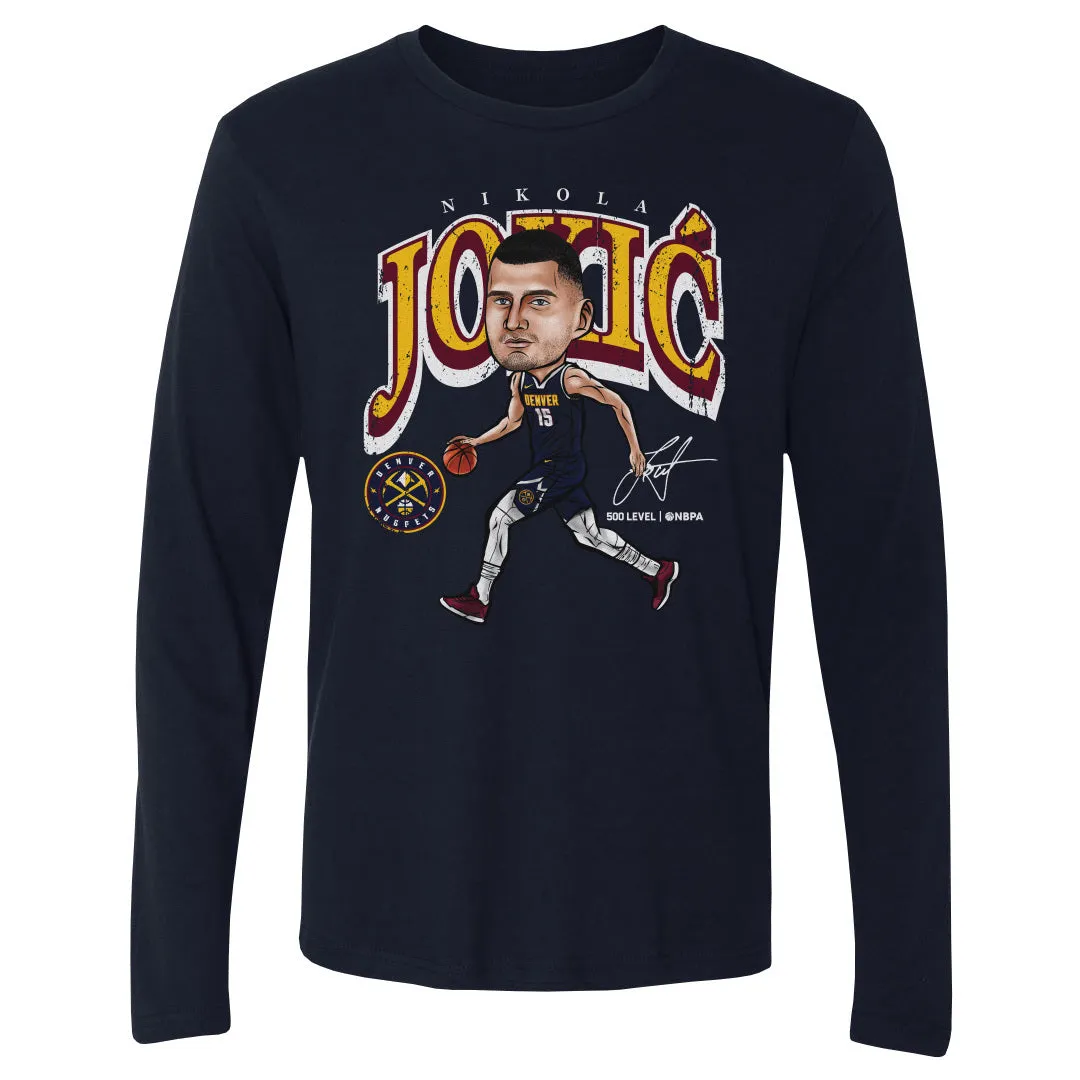 Nikola Jokic Denver Nuggets Cartoon WHT sold by 500 Level product image thumbnail 2