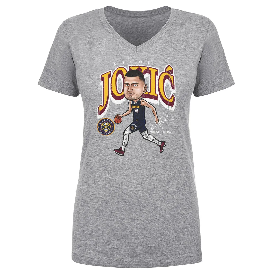Nikola Jokic Denver Nuggets Cartoon WHT sold by 500 Level product image thumbnail 2