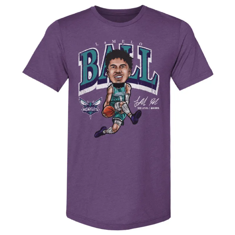 LaMelo Ball Charlotte Hornets Cartoon WHT sold by 500 Level