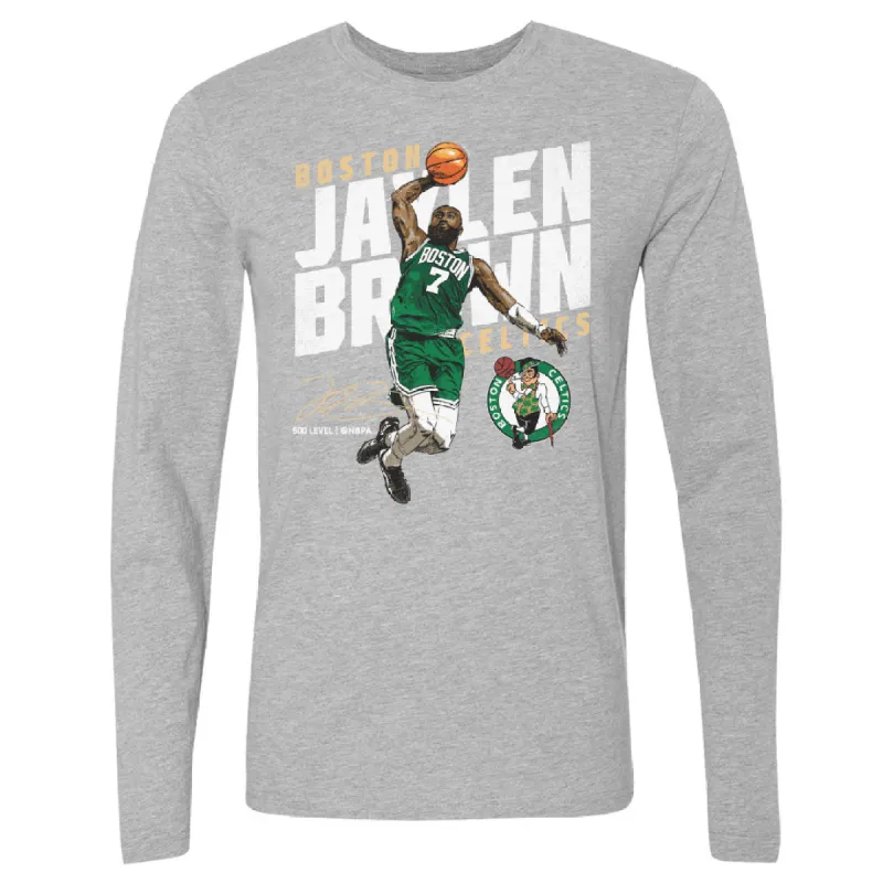Jaylen Brown Boston Celtics Slant WHT sold by 500 Level