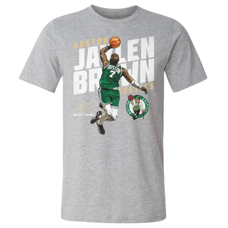 Jaylen Brown Boston Celtics Slant WHT made by 500 Level