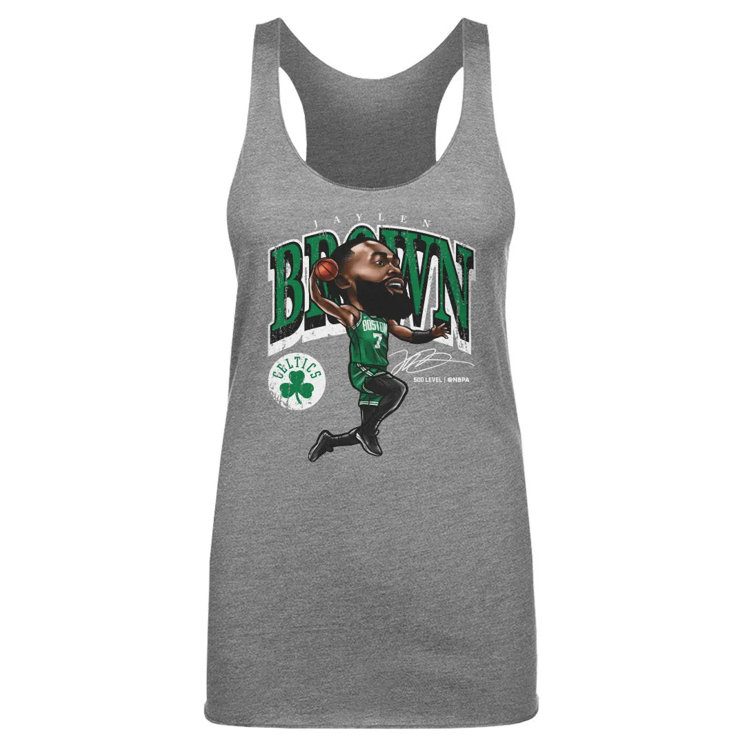 Jaylen Brown Boston Celtics Cartoon WHT sold by 500 Level product image thumbnail 2