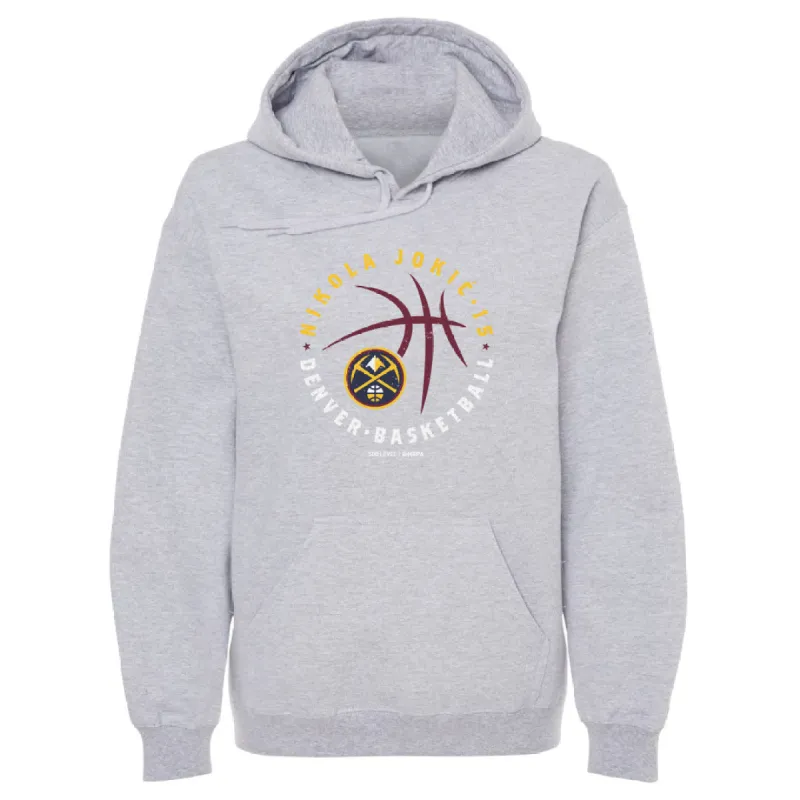 Nikola Jokic Denver Nuggets Player Ball WHT sold by 500 Level