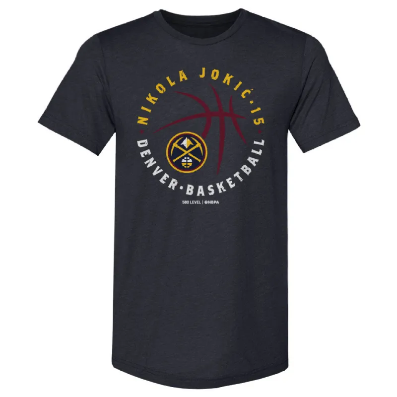 Nikola Jokic Denver Nuggets Player Ball WHT sold by 500 Level