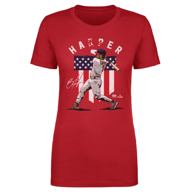 Bryce Harper Philadelphia Country Flag WHT sold by 500 Level