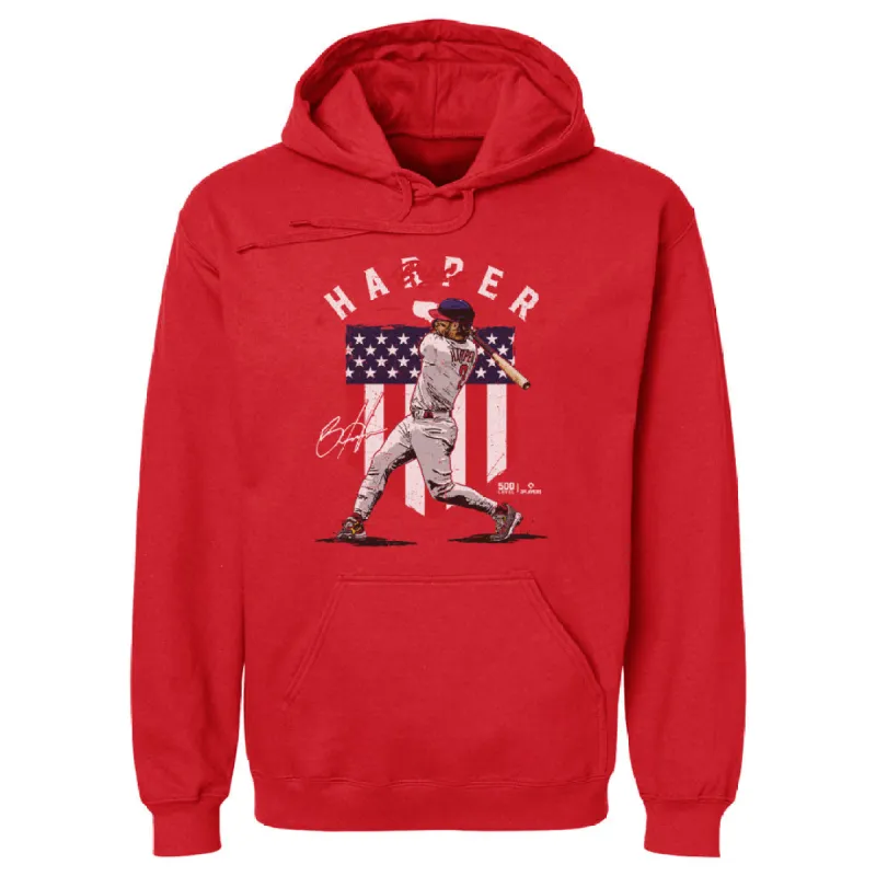 Bryce Harper Philadelphia Country Flag WHT sold by 500 Level