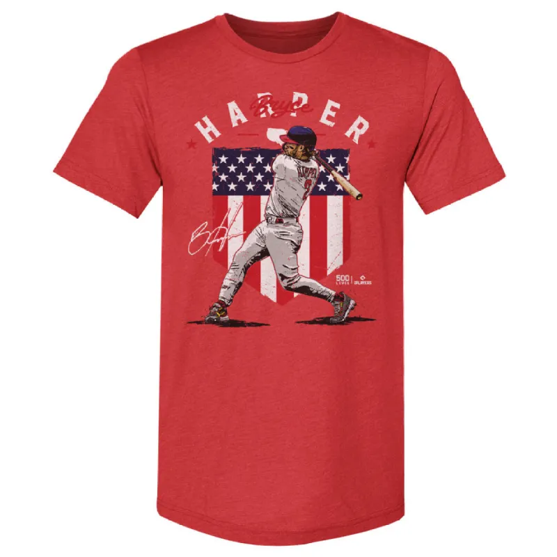 Bryce Harper Philadelphia Country Flag WHT sold by 500 Level