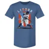 Francisco Lindor New York M Country Flag WHT sold by 500 Level