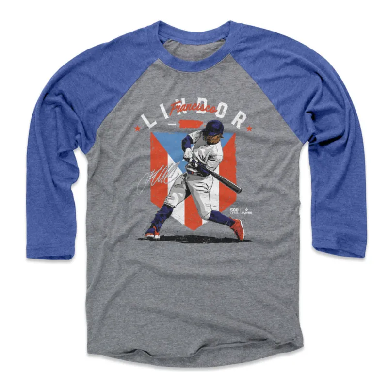 Francisco Lindor New York M Country Flag WHT sold by 500 Level