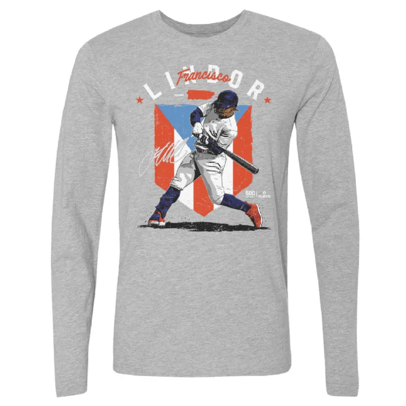 Francisco Lindor New York M Country Flag WHT sold by 500 Level