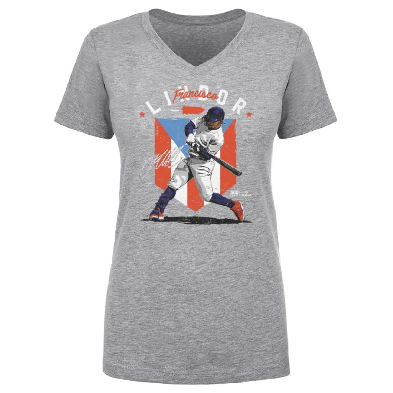 Francisco Lindor New York M Country Flag WHT sold by 500 Level