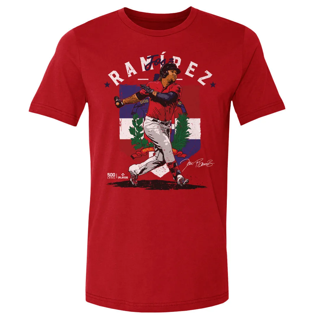 Jose Ramirez Cleveland Country Flag WHT sold by 500 Level