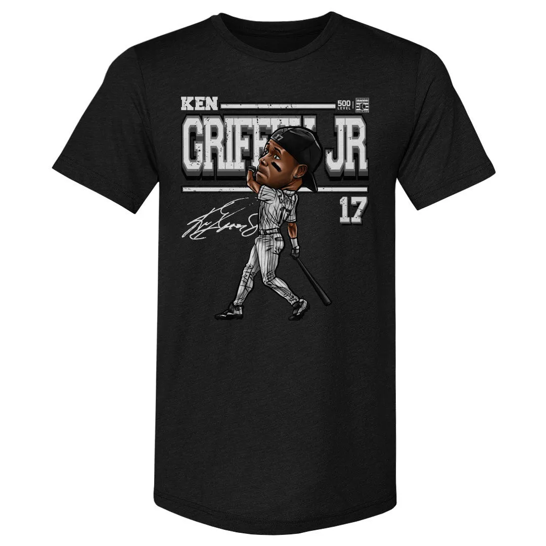 Ken Griffey Jr. Chicago W Cartoon WHT sold by 500 Level