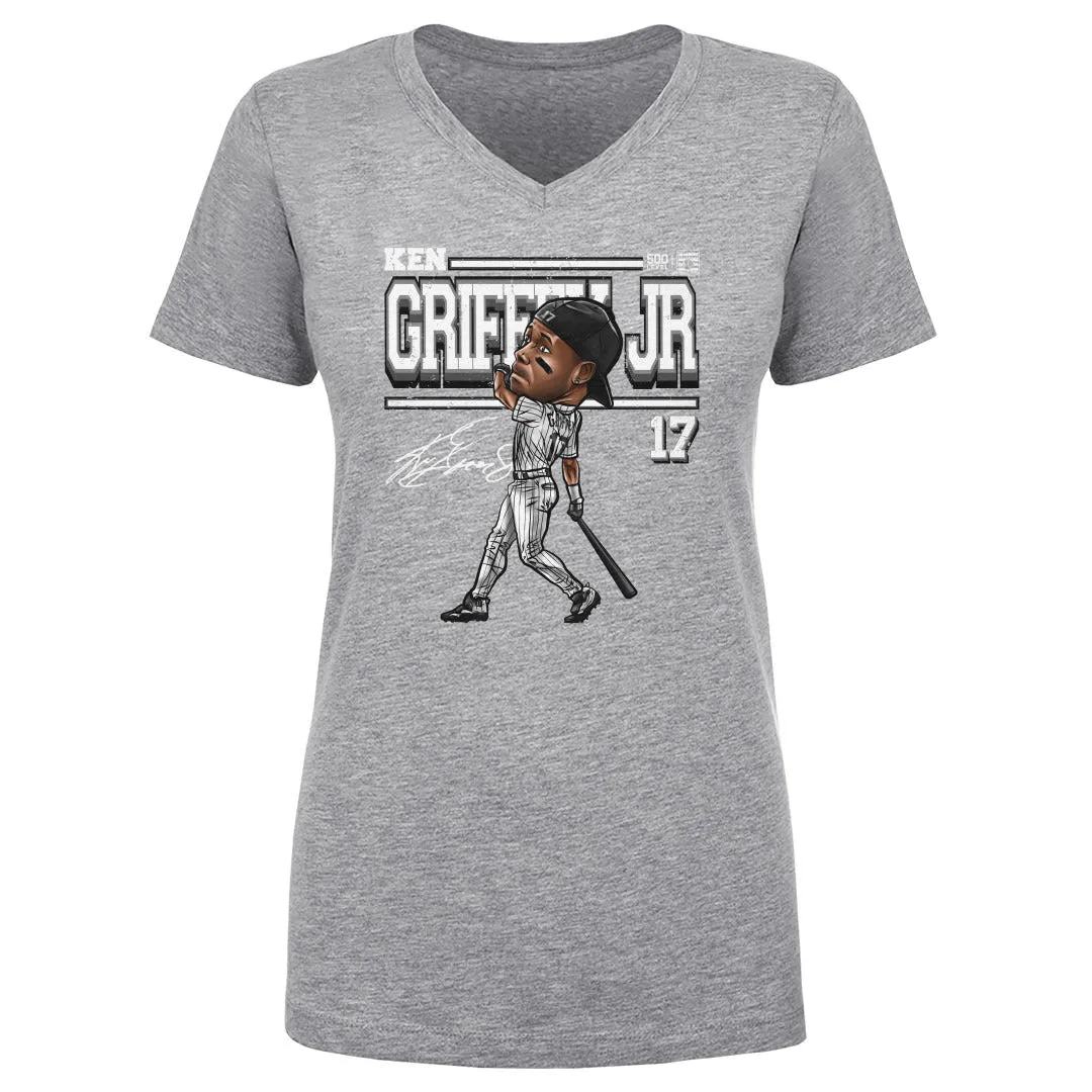 Ken Griffey Jr. Chicago W Cartoon WHT sold by 500 Level