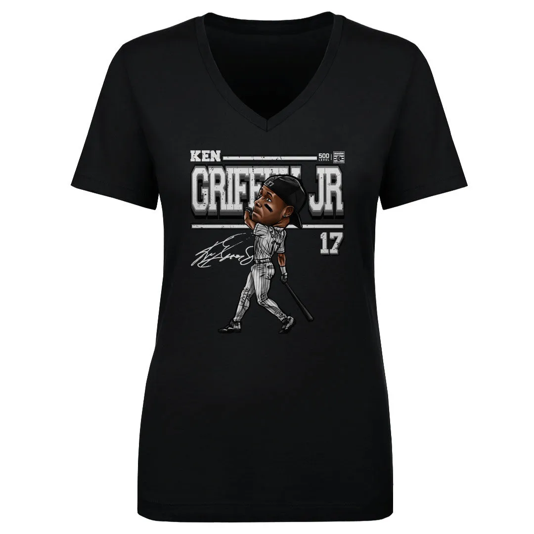 Ken Griffey Jr. Chicago W Cartoon WHT sold by 500 Level product image thumbnail 2