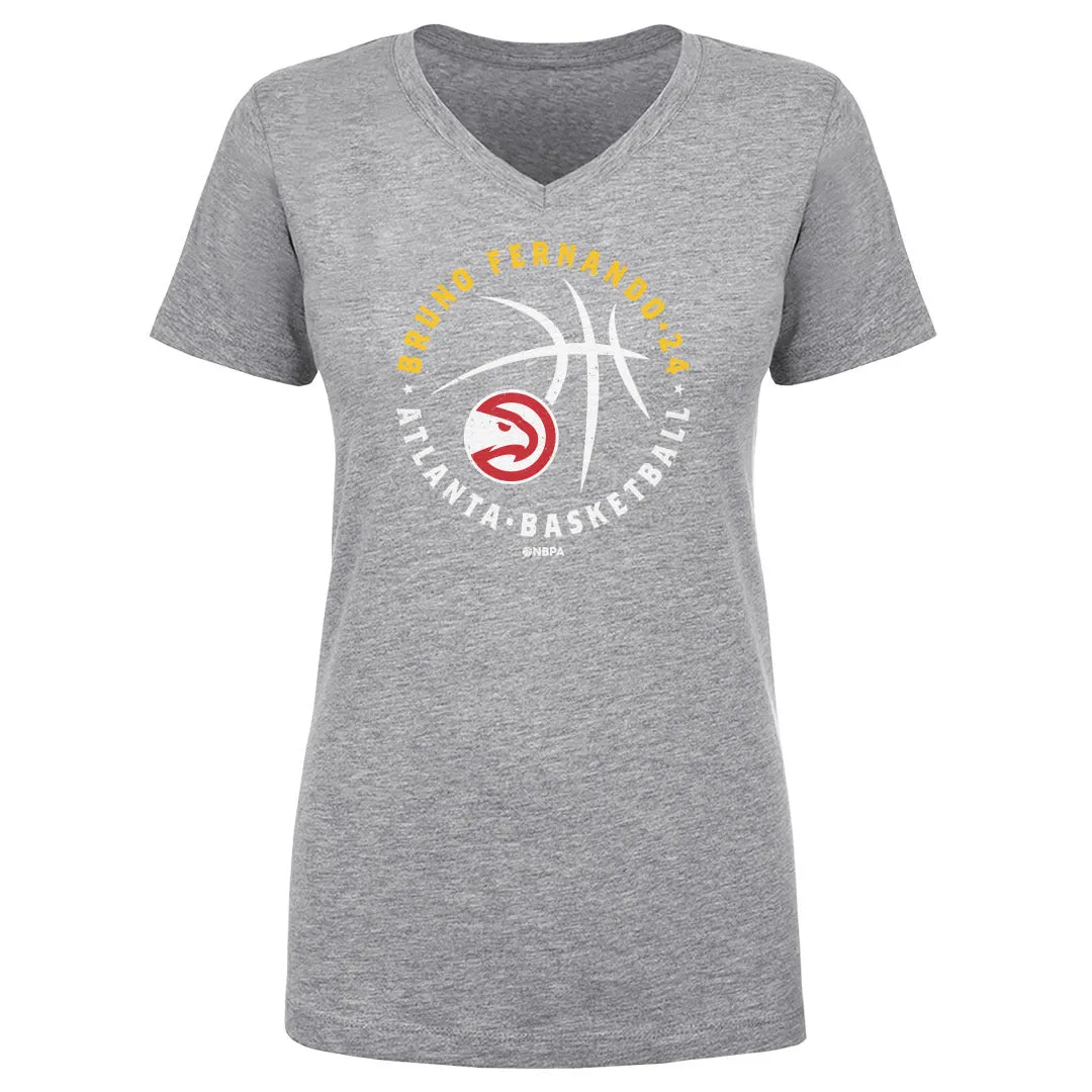 Bruno Fernando Atlanta Hawks Player Ball WHT sold by 500 Level product image thumbnail 3