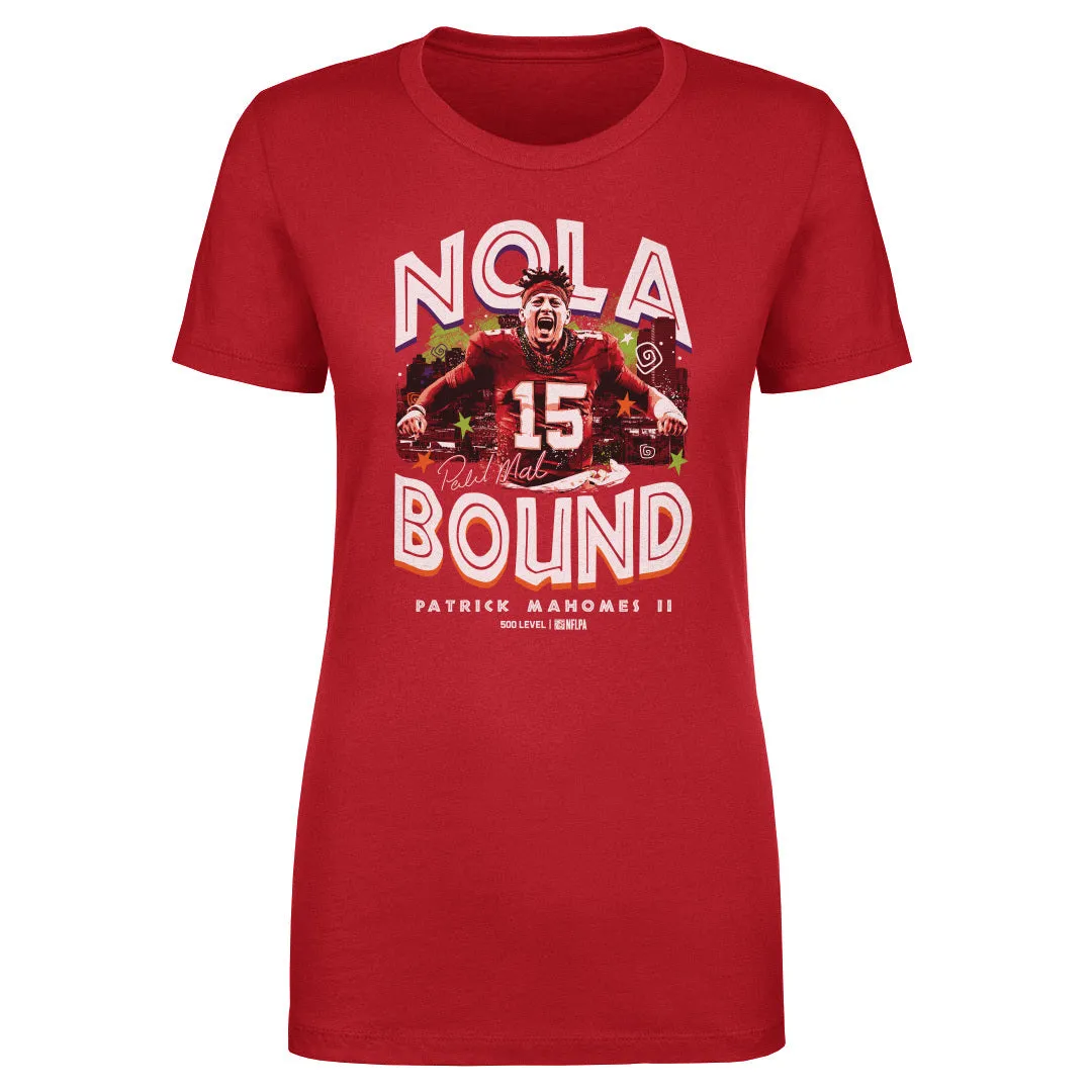 Patrick Mahomes Kansas City NOLA Bound WHT sold by 500 Level