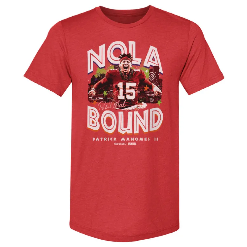 Patrick Mahomes Kansas City NOLA Bound WHT sold by 500 Level