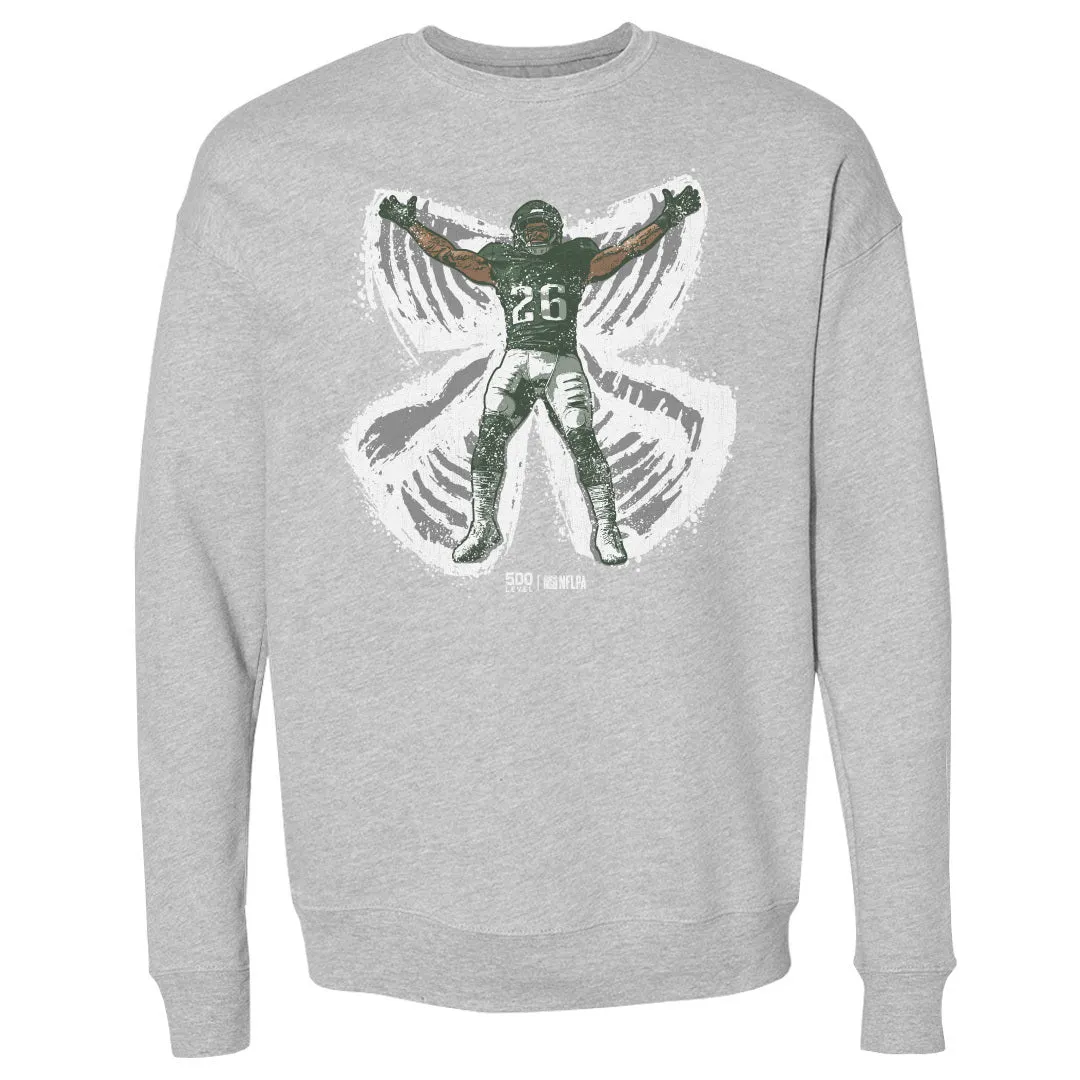 Saquon Barkley Philadelphia Snow Angel WHT sold by 500 Level