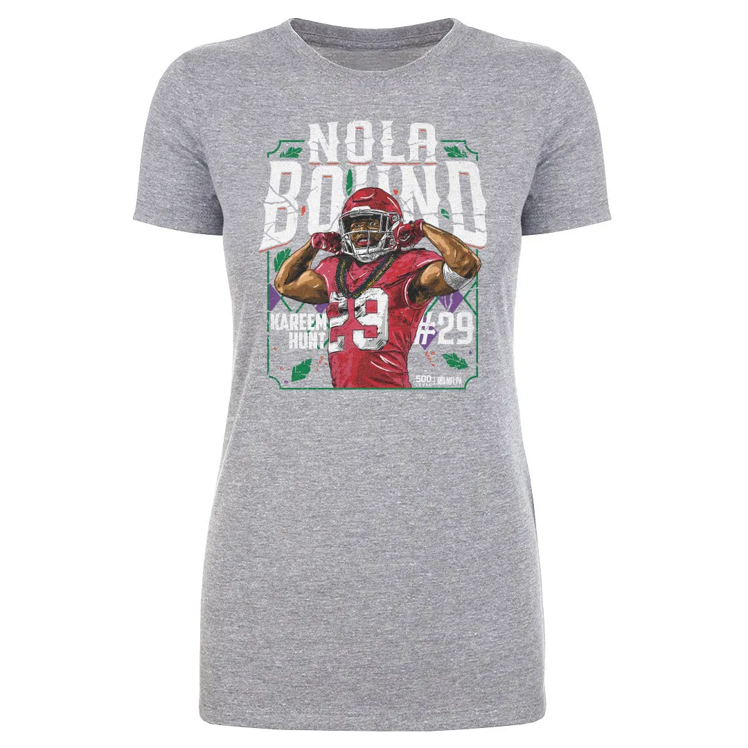 Kareem Hunt Kansas City NOLA Bound WHT sold by 500 Level