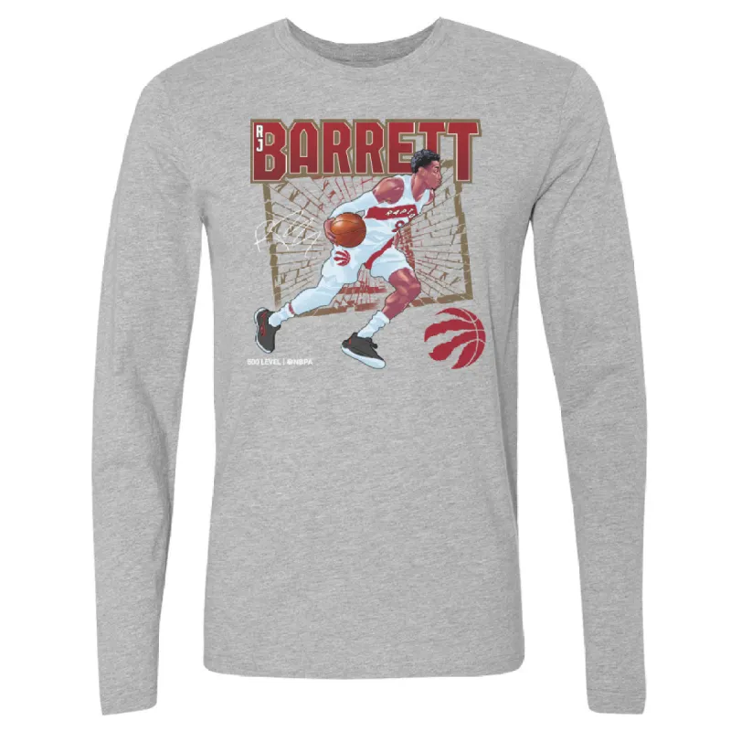 RJ Barrett Toronto Raptors Shattered WHT sold by 500 Level