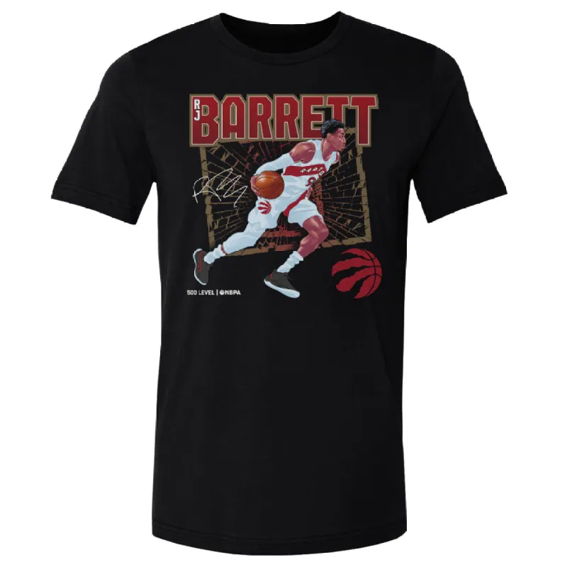 RJ Barrett Toronto Raptors Shattered WHT sold by 500 Level
