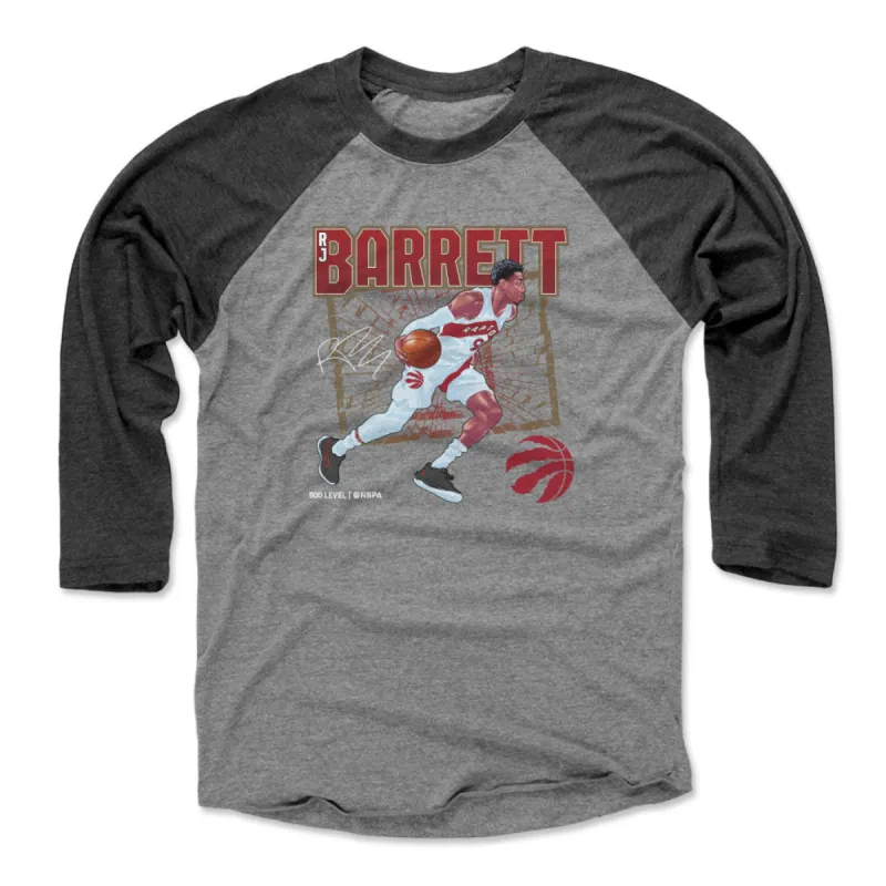 RJ Barrett Toronto Raptors Shattered WHT sold by 500 Level