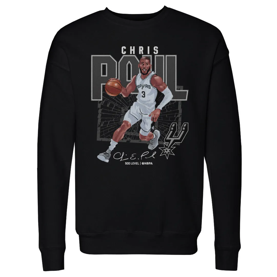 Chris Paul San Antonio Spurs Shattered WHT sold by 500 Level