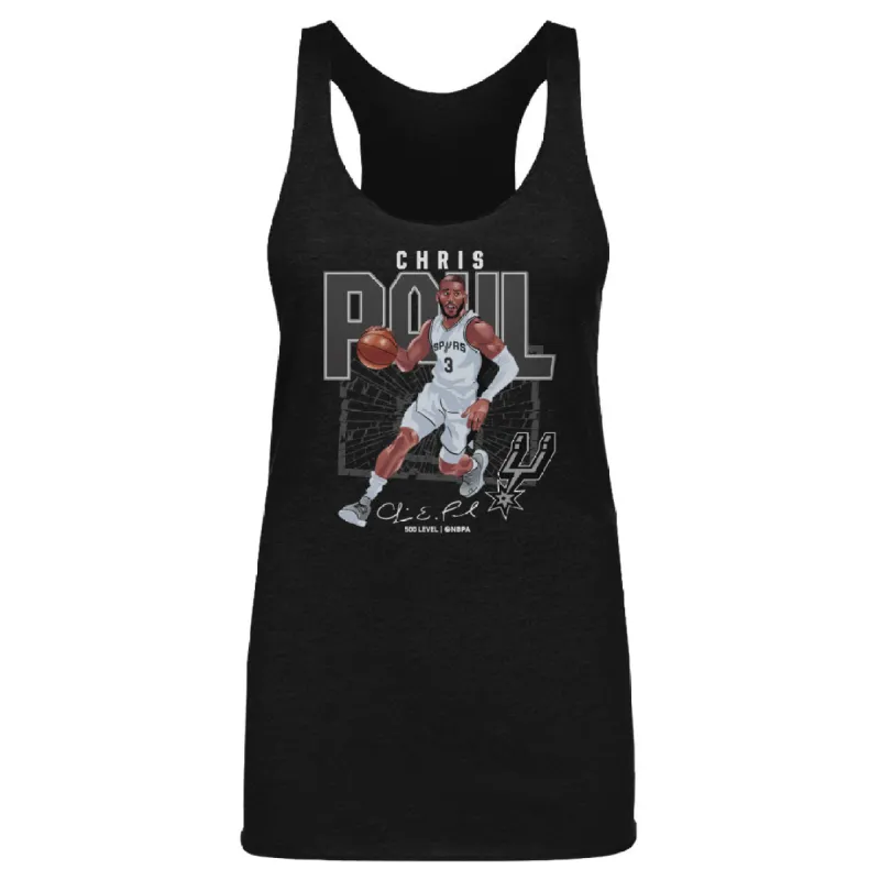 Chris Paul San Antonio Spurs Shattered WHT made by 500 Level