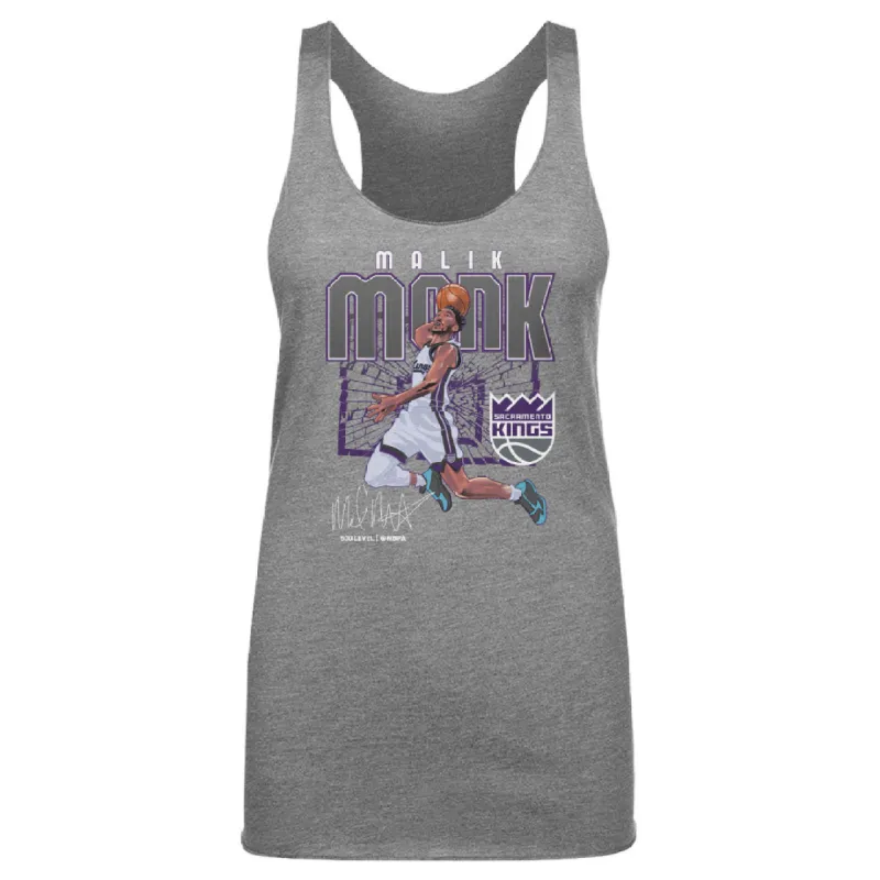 Malik Monk Sacramento Kings Shattered WHT sold by 500 Level