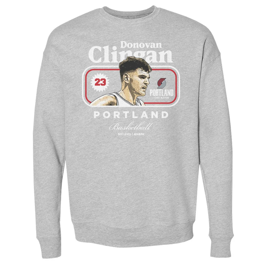 Donovan Clingan Portland Trail Blazers Cover WHT sold by 500 Level
