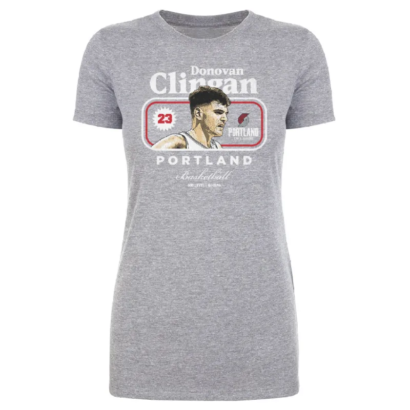 Donovan Clingan Portland Trail Blazers Cover WHT sold by 500 Level