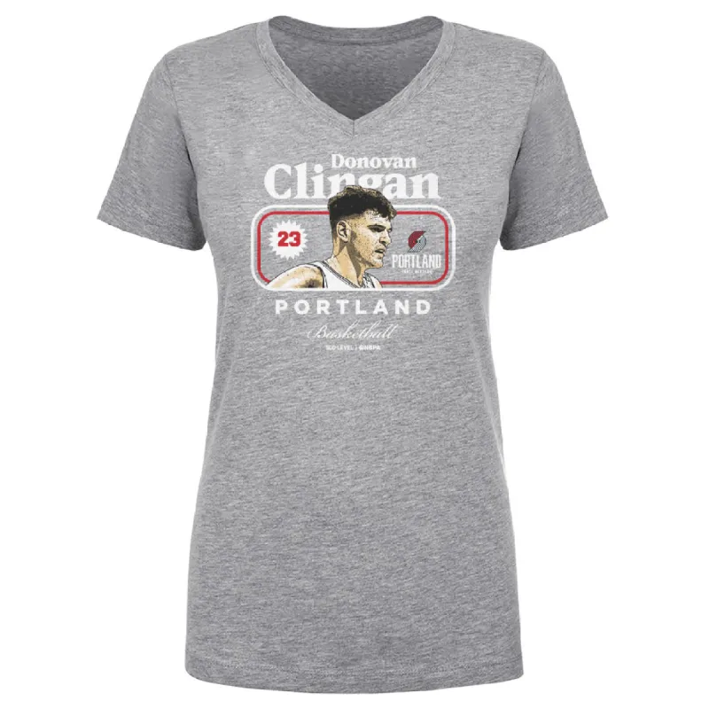 Donovan Clingan Portland Trail Blazers Cover WHT sold by 500 Level