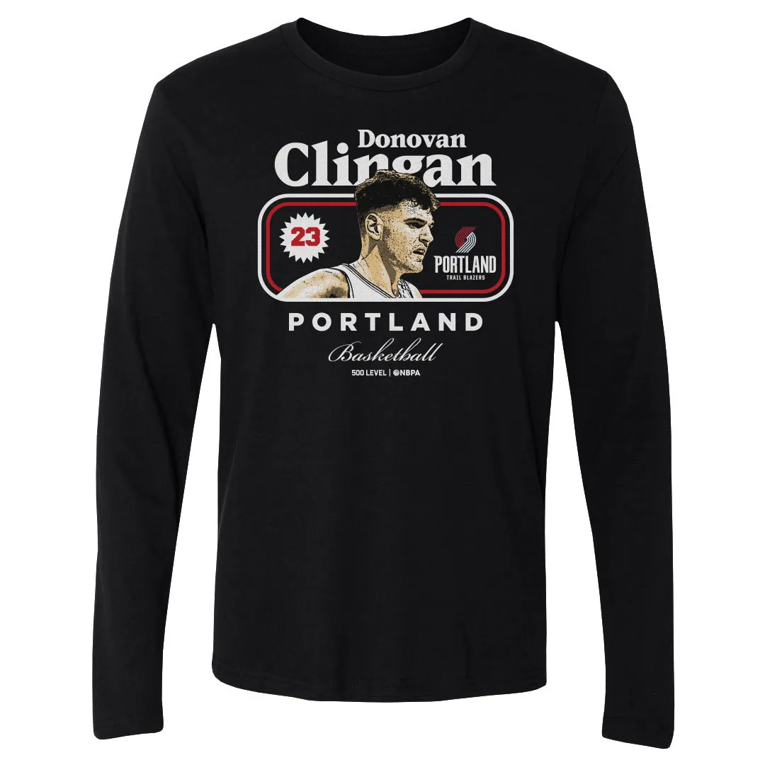 Donovan Clingan Portland Trail Blazers Cover WHT sold by 500 Level