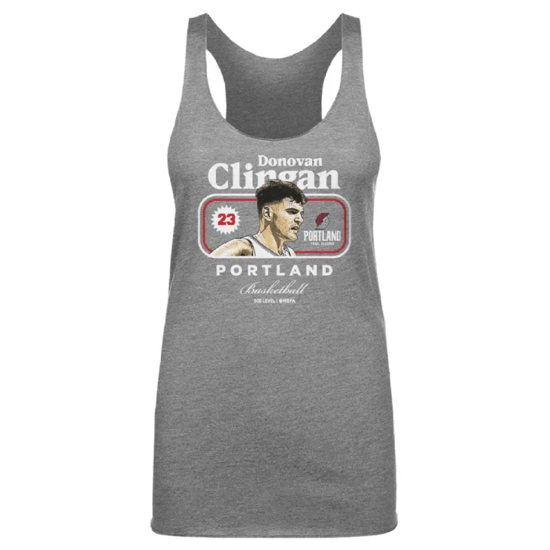 Donovan Clingan Portland Trail Blazers Cover WHT sold by 500 Level