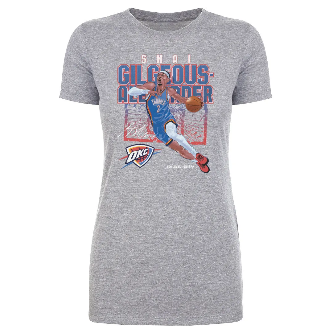 Shai Gilgeous-Alexander Oklahoma City Thunder Shattered WHT sold by 500 Level product image thumbnail 3