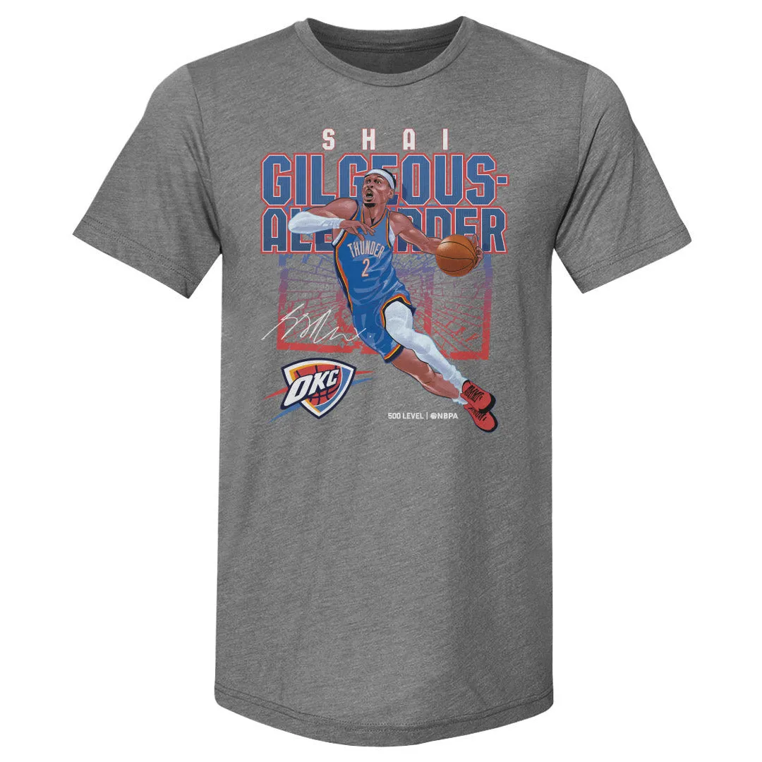 Shai Gilgeous-Alexander Oklahoma City Thunder Shattered WHT sold by 500 Level product image thumbnail 2