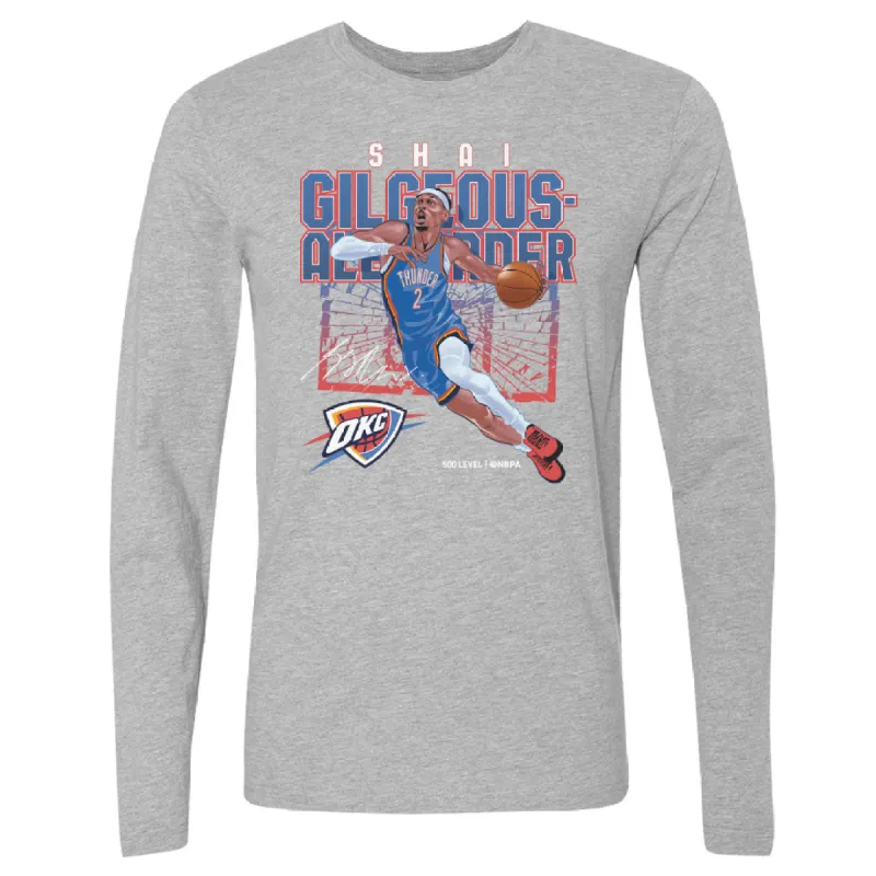 Shai Gilgeous-Alexander Oklahoma City Thunder Shattered WHT sold by 500 Level