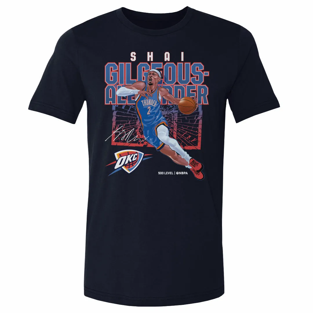 Shai Gilgeous-Alexander Oklahoma City Thunder Shattered WHT sold by 500 Level product image thumbnail 3