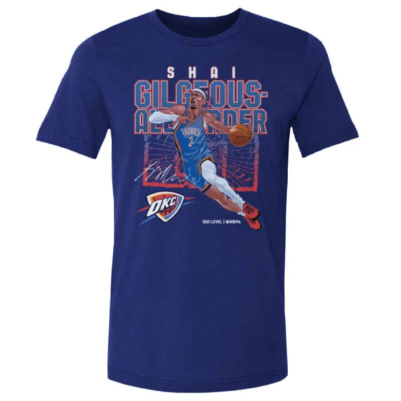 Shai Gilgeous-Alexander Oklahoma City Thunder Shattered WHT sold by 500 Level